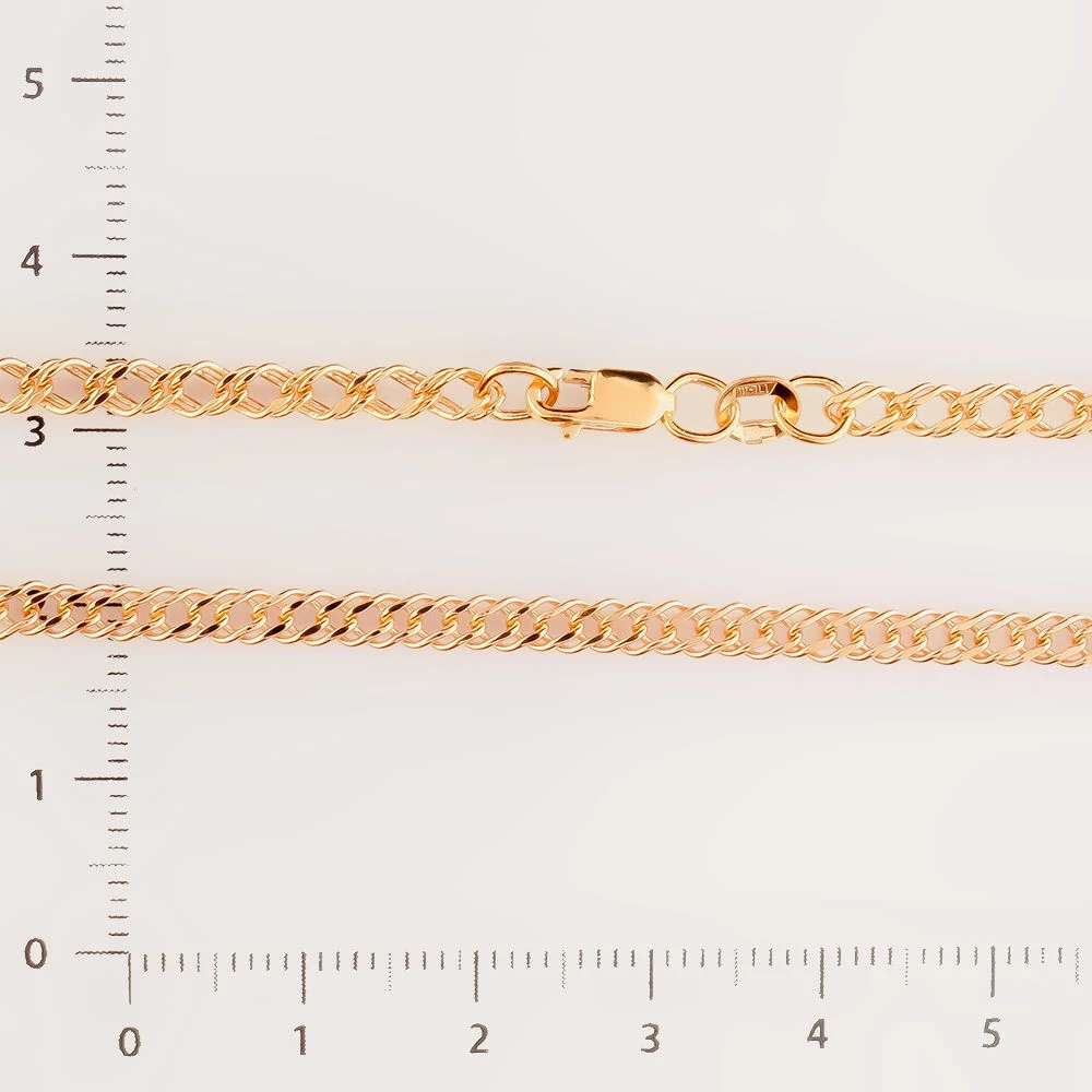 Цепь из красного золота 585 пробы