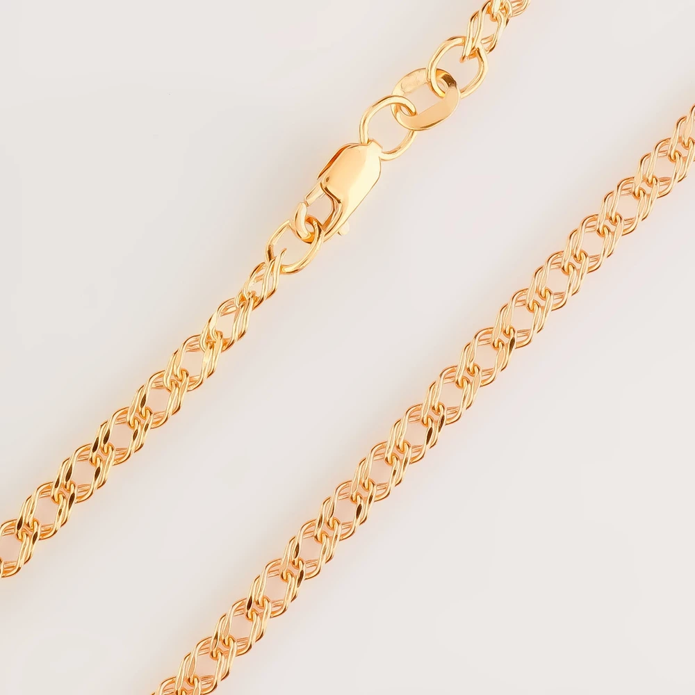 Цепь из красного золота 585 пробы