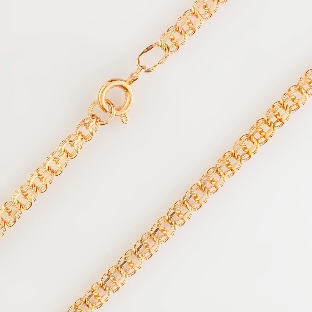 Цепь из красного золота 585 пробы