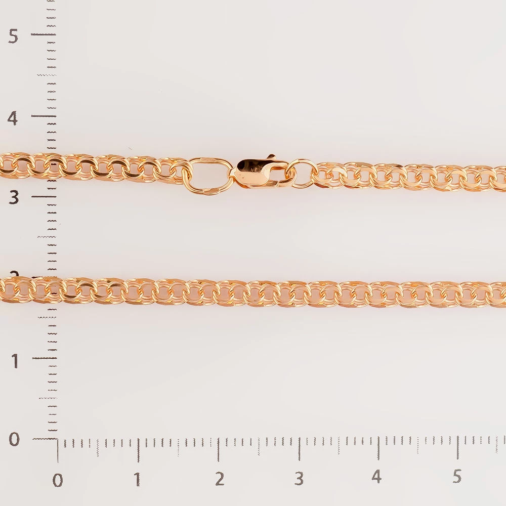 Цепь из красного золота 585 пробы