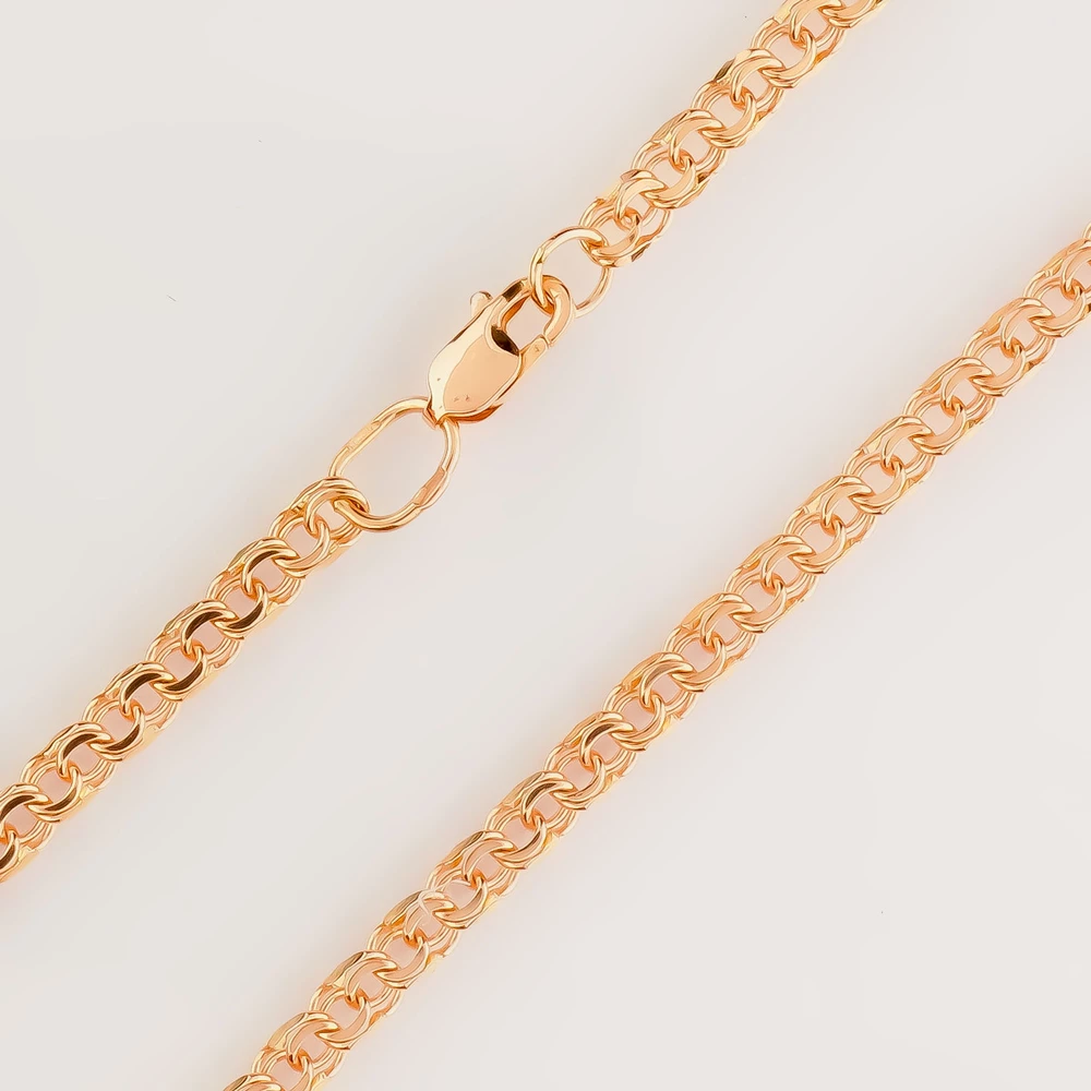 Цепь из красного золота 585 пробы