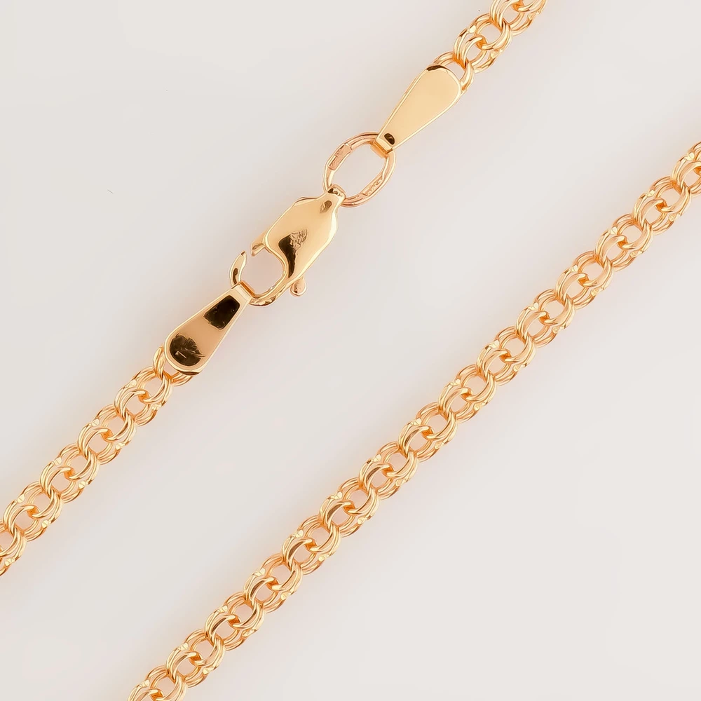 Цепь из красного золота 585 пробы