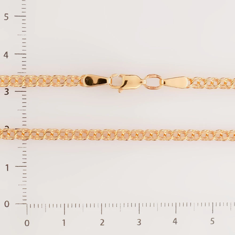 Цепь из красного золота 585 пробы