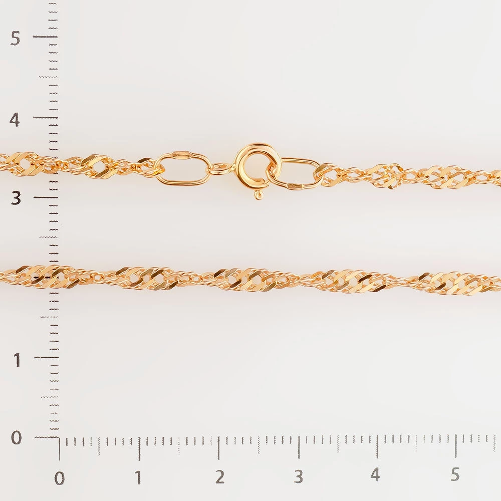 Цепь из красного золота 585 пробы