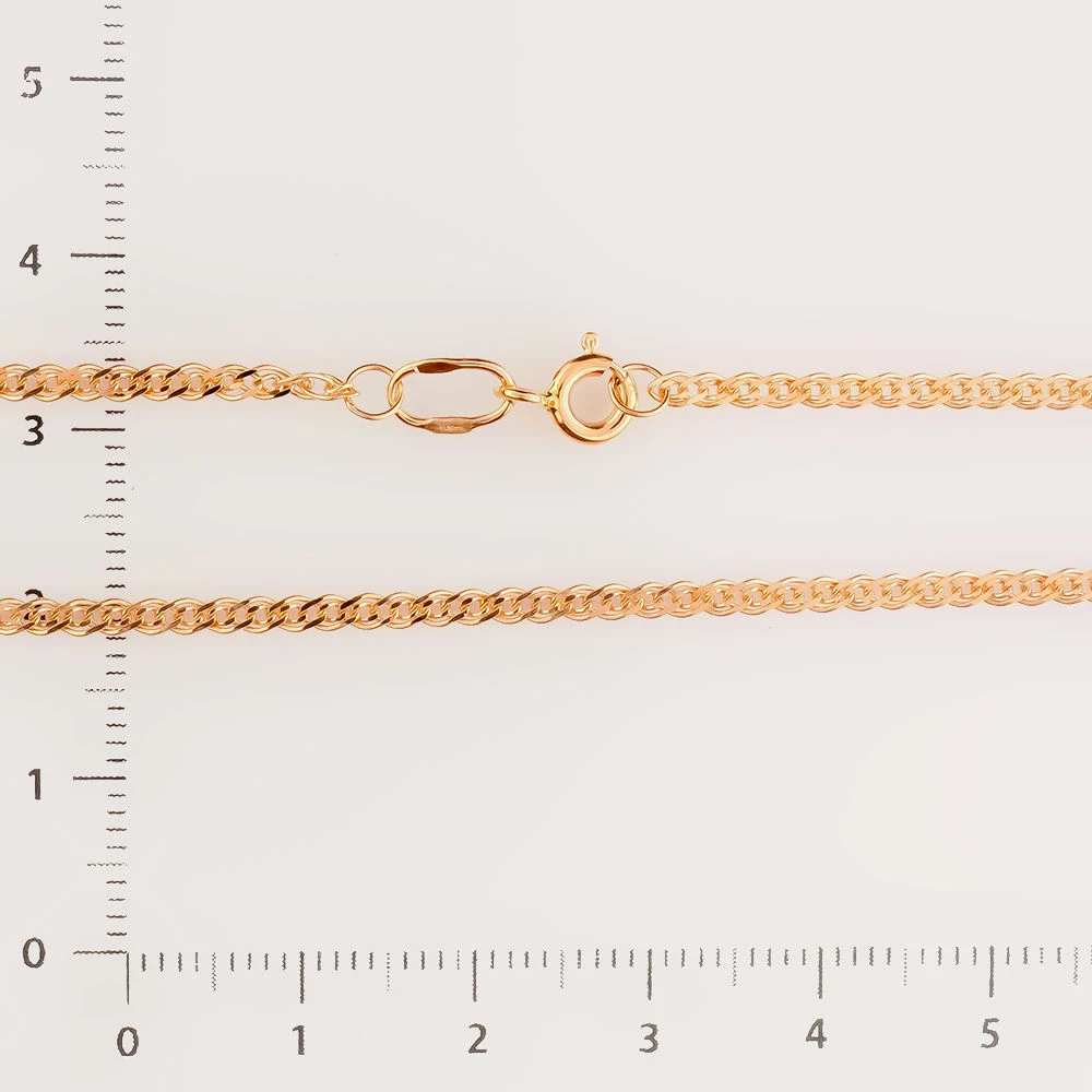 Цепь из красного золота 585 пробы