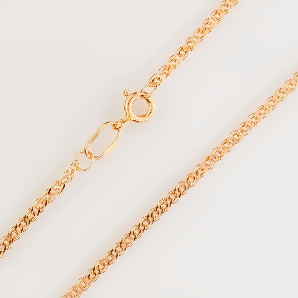 Цепь из красного золота 585 пробы