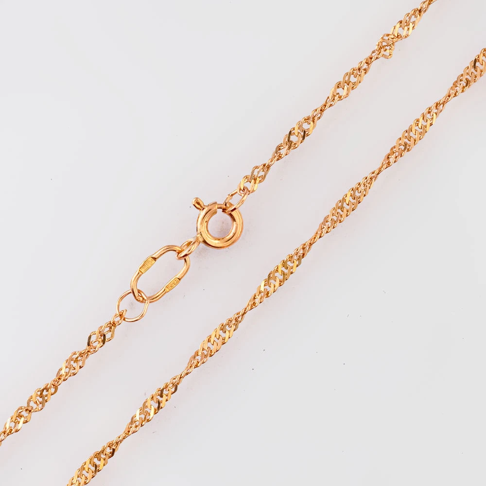 Цепь из красного золота 585 пробы