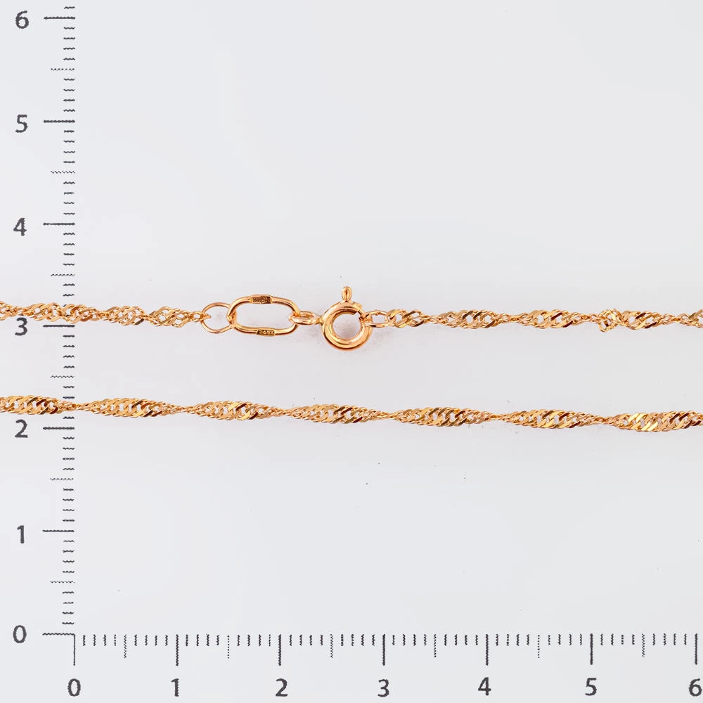 Цепь из красного золота 585 пробы