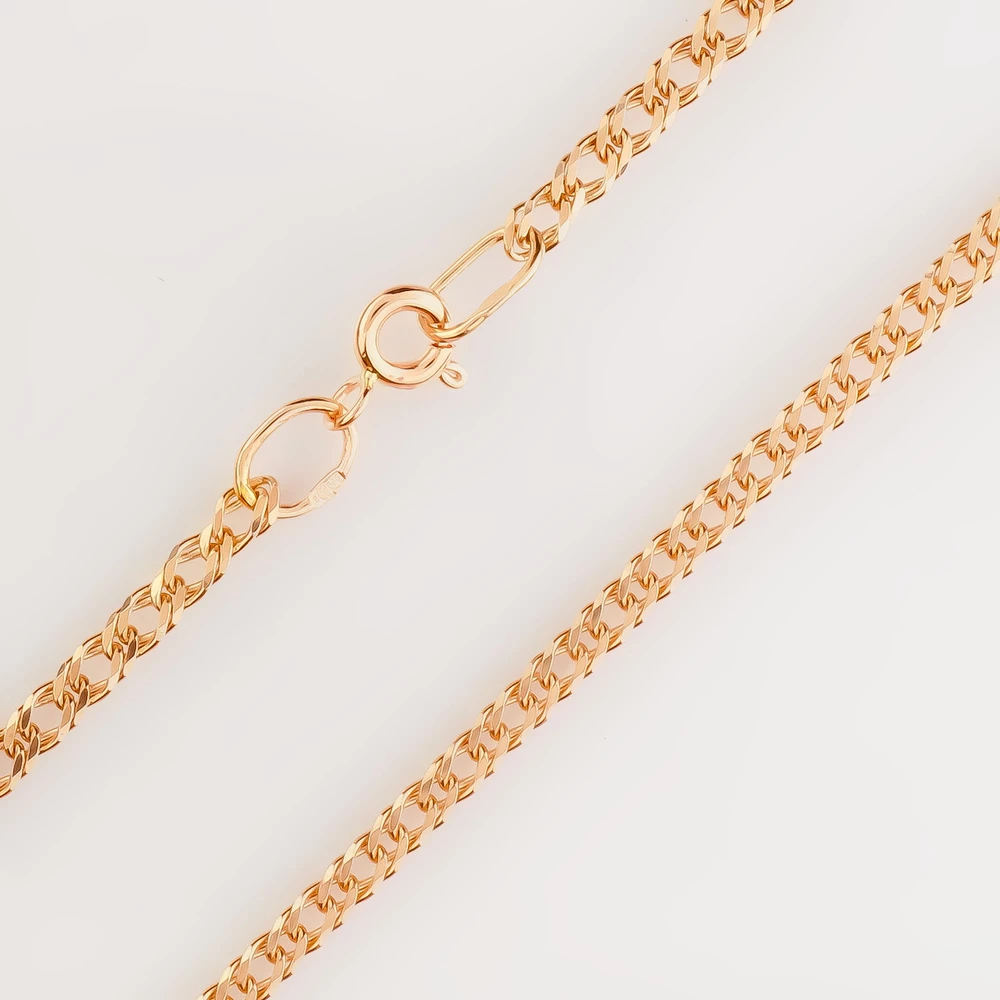 Цепь из красного золота 585 пробы