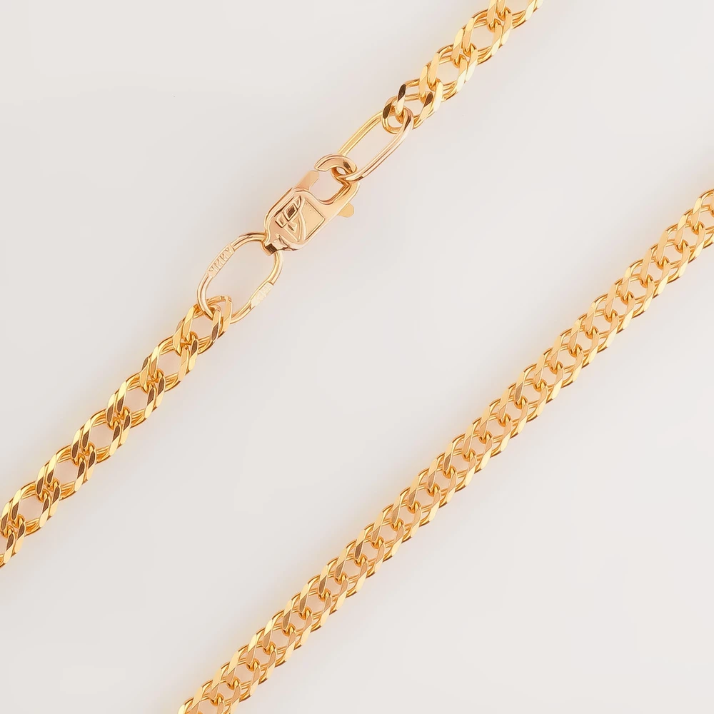 Цепь из красного золота 585 пробы