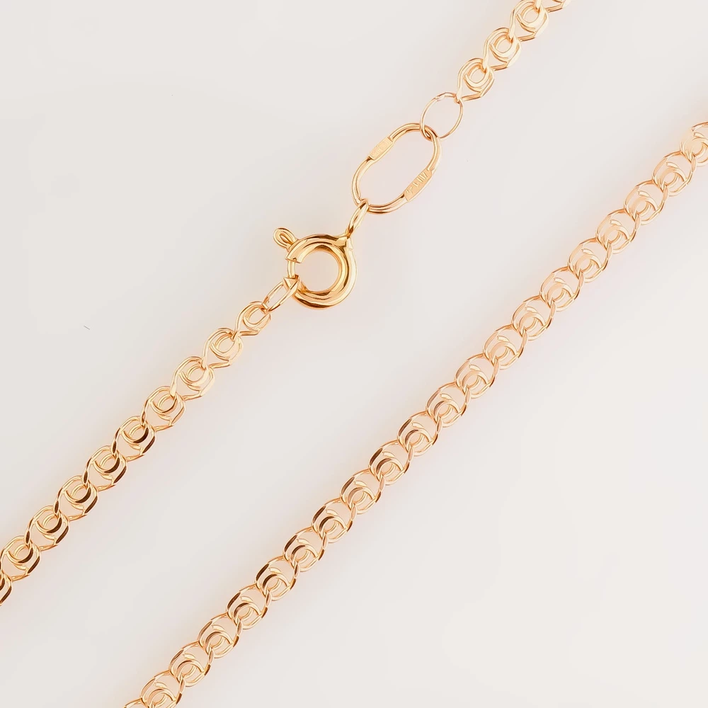 Цепь из красного золота 585 пробы