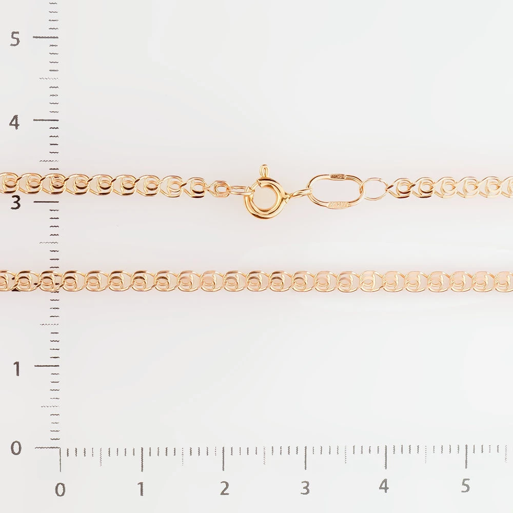 Цепь из красного золота 585 пробы