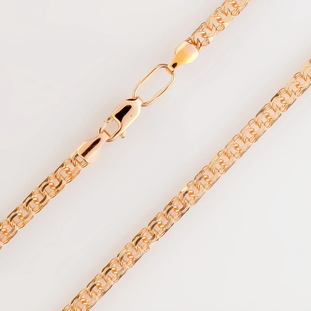 Цепь из красного золота 585 пробы