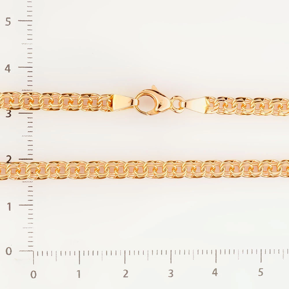 Цепь из красного золота 585 пробы