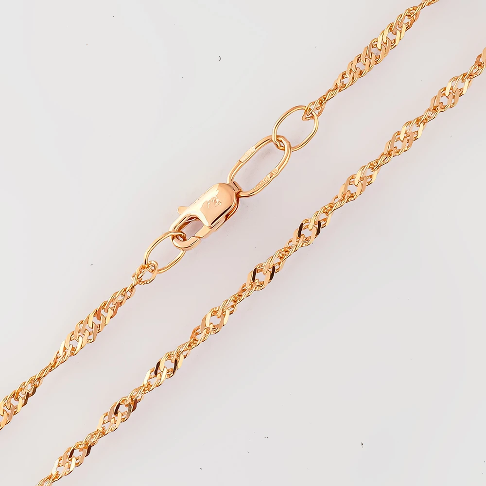 Цепь из красного золота 585 пробы