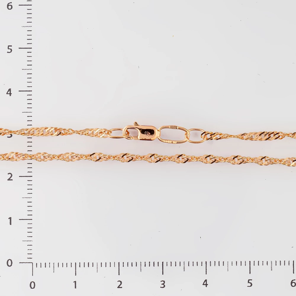 Цепь из красного золота 585 пробы