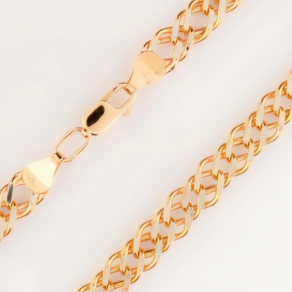 Цепь из красного золота 585 пробы