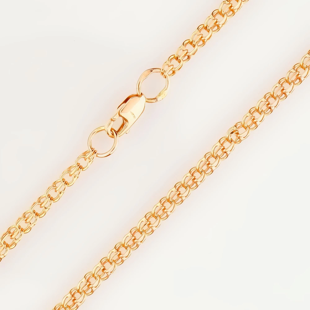 Цепь из красного золота 585 пробы