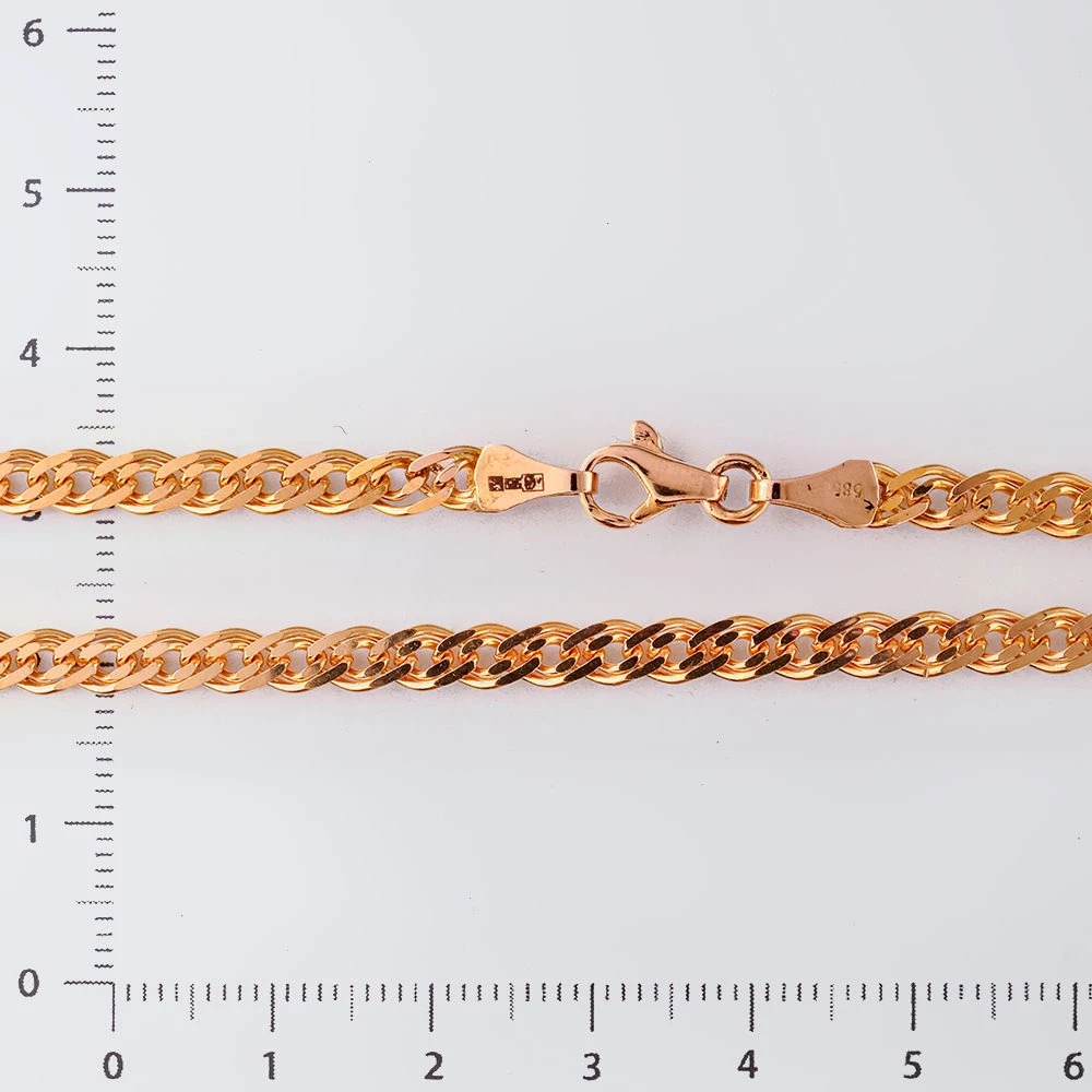 Цепь из красного золота 585 пробы