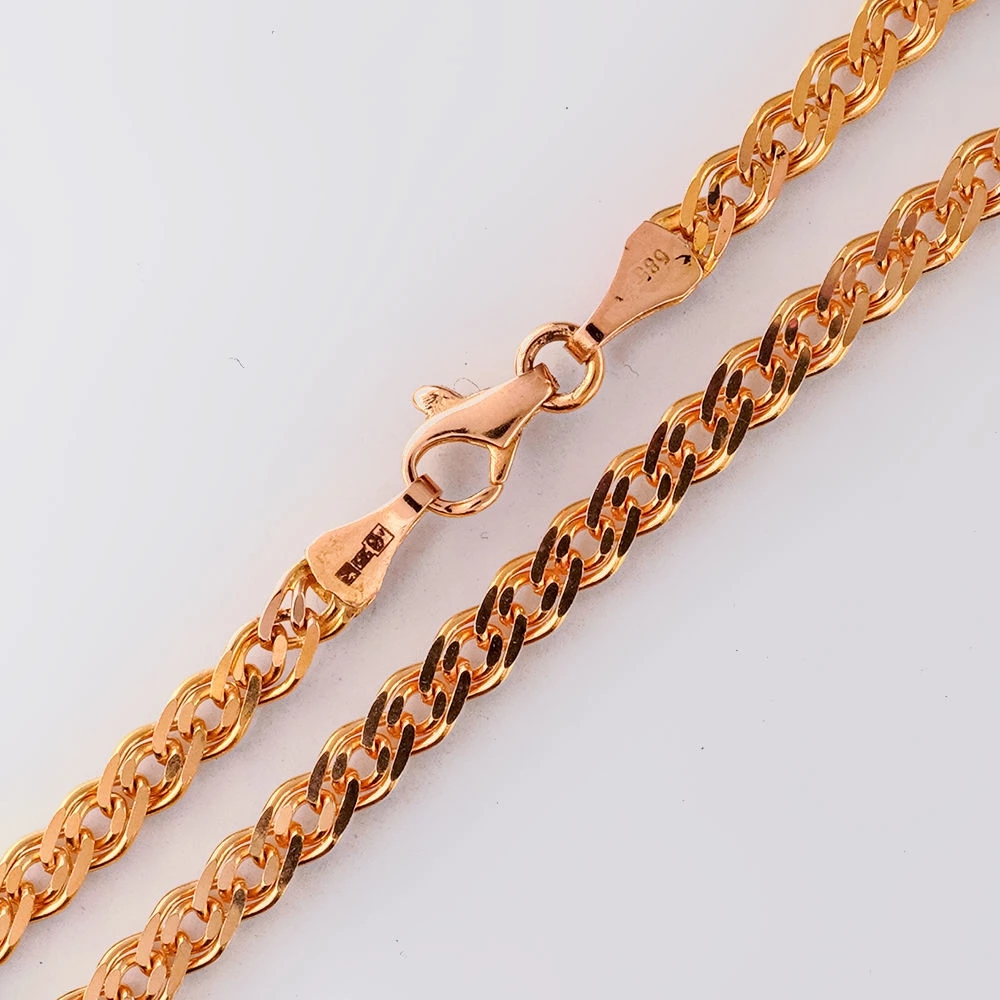 Цепь из красного золота 585 пробы