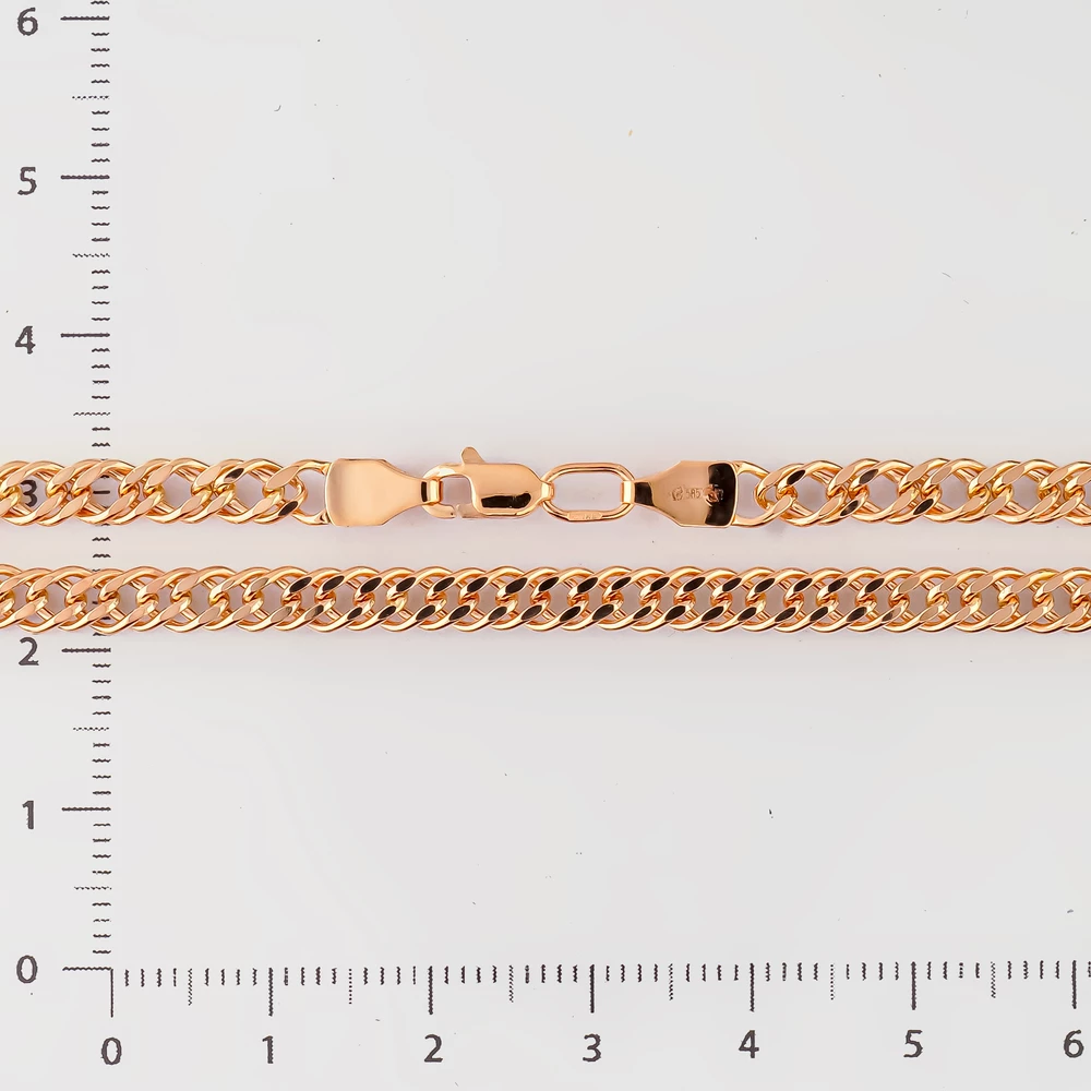 Цепь из красного золота 585 пробы