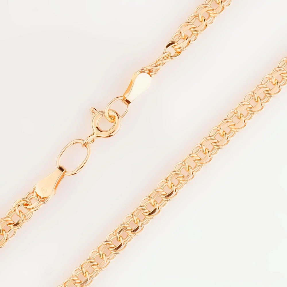 Цепь из красного золота 585 пробы