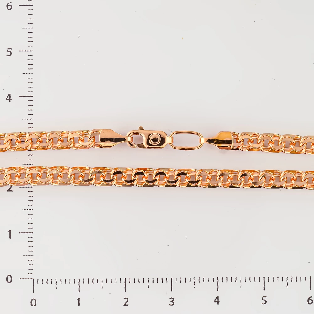Цепь из красного золота 585 пробы