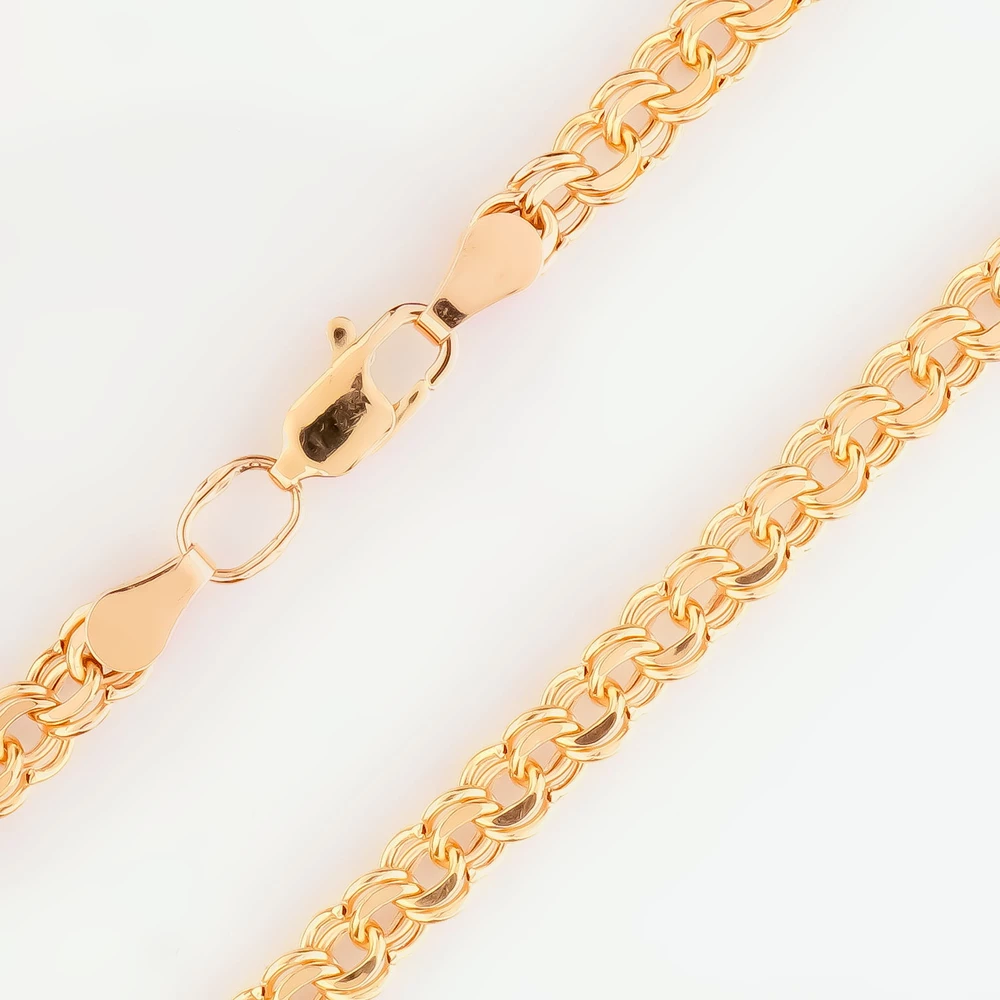 Цепь из красного золота 585 пробы