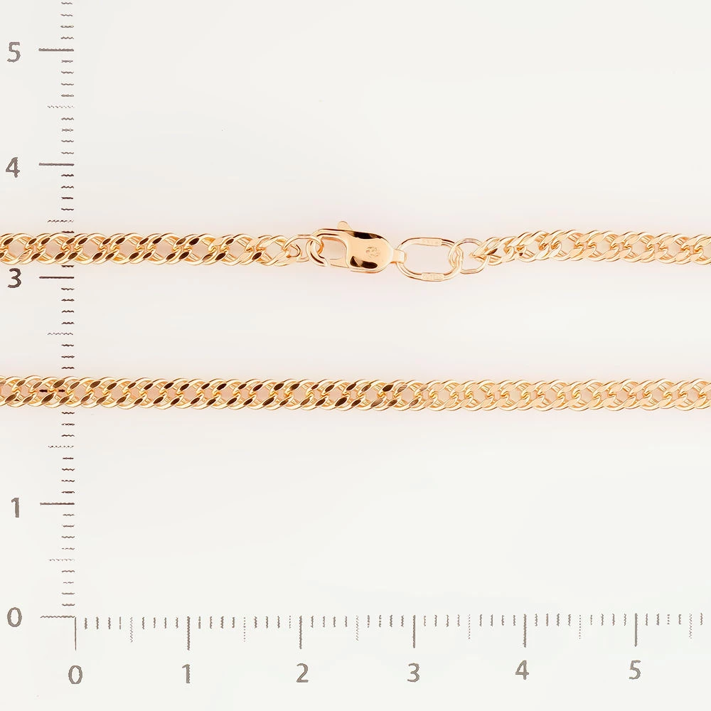 Цепь из красного золота 585 пробы