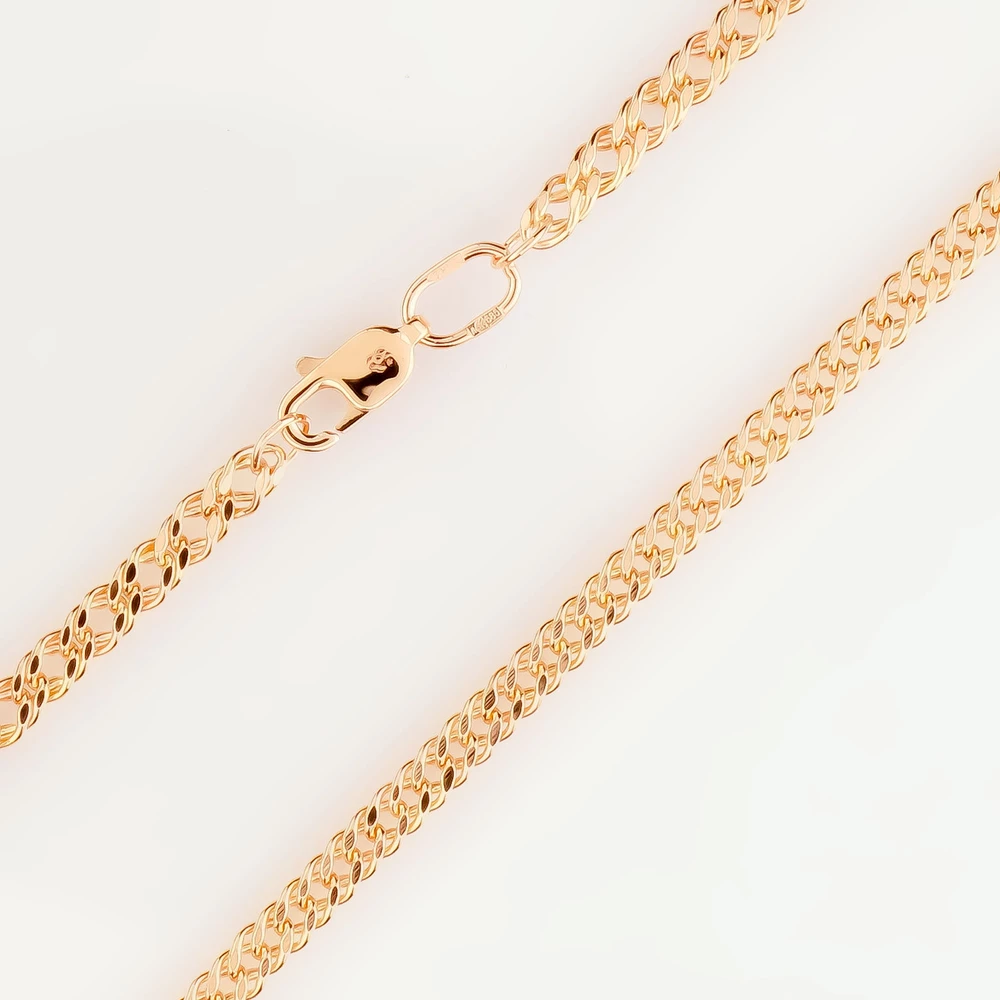 Цепь из красного золота 585 пробы