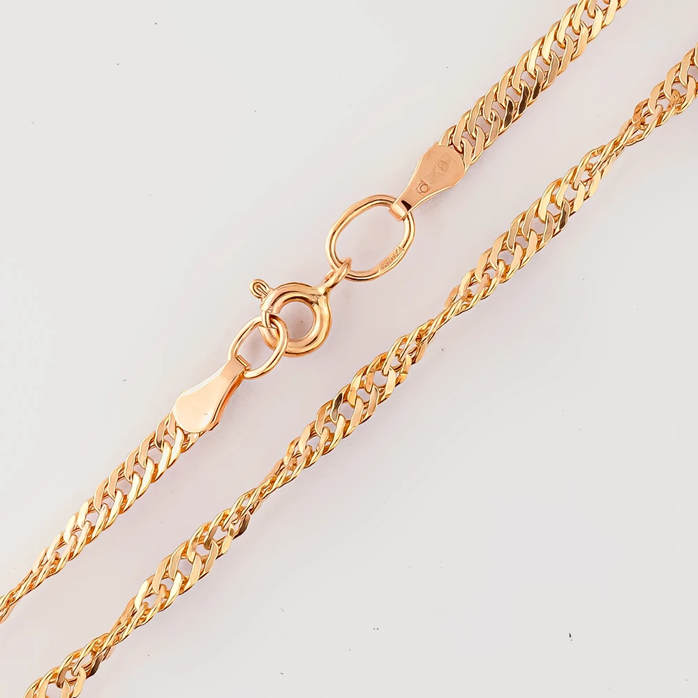 Цепь из красного золота 585 пробы