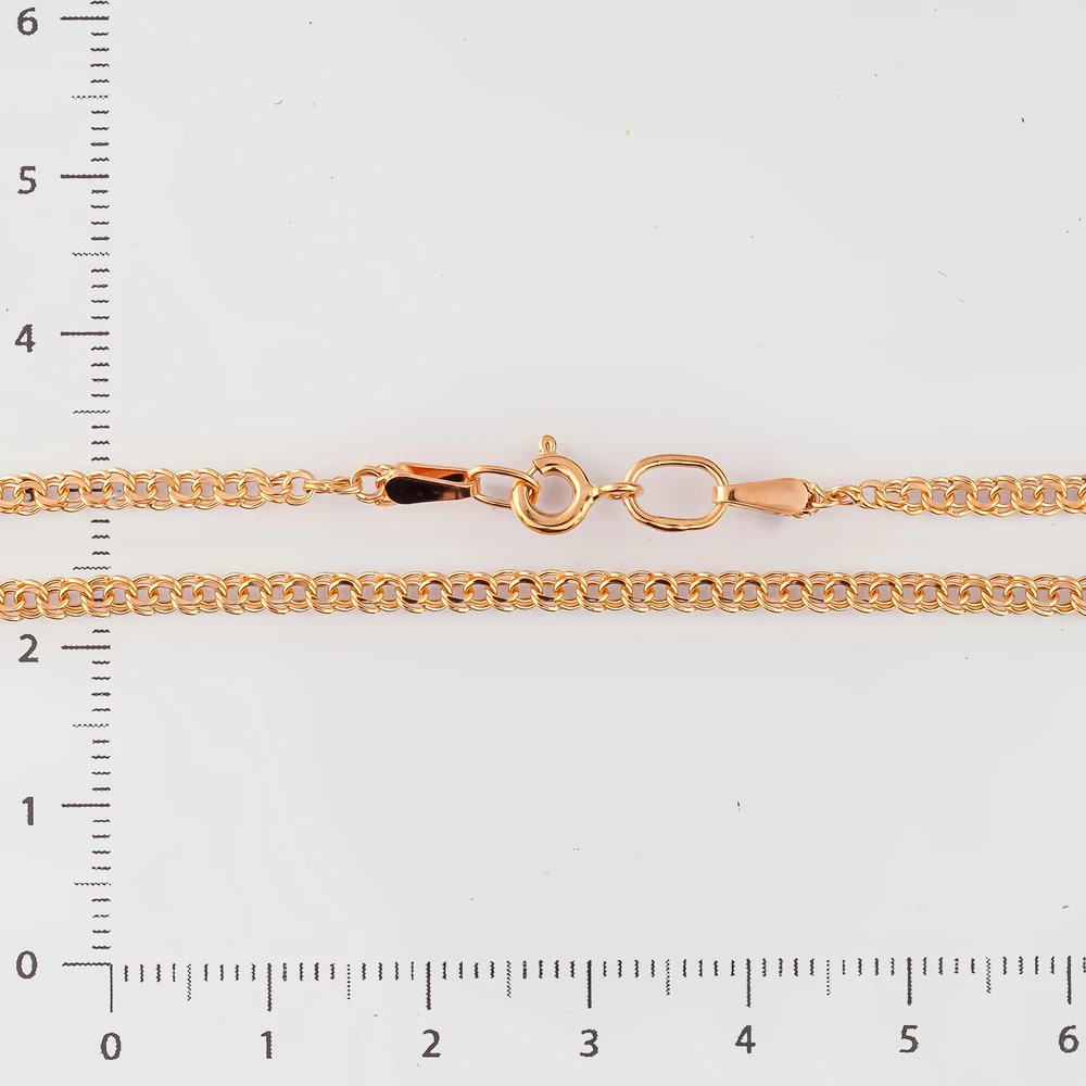 Цепь из красного золота 585 пробы