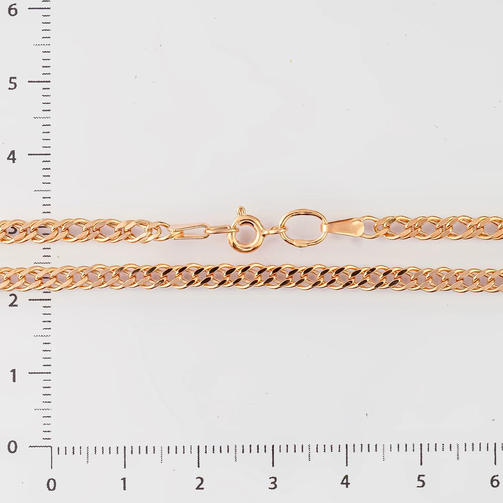 Цепь из красного золота 585 пробы