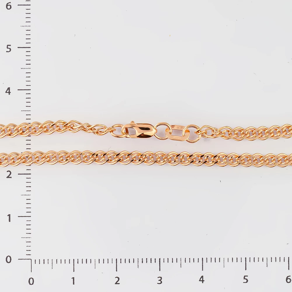 Цепь из красного золота 585 пробы