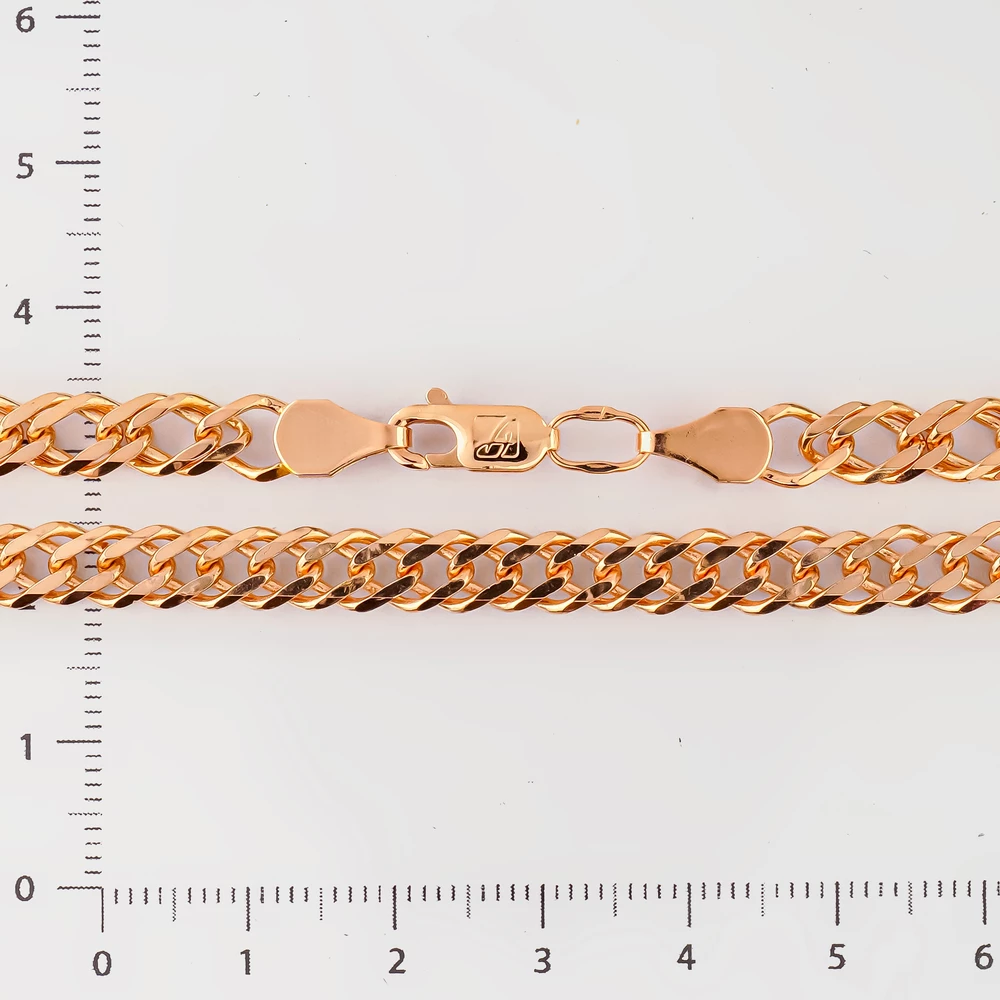 Цепь из красного золота 585 пробы