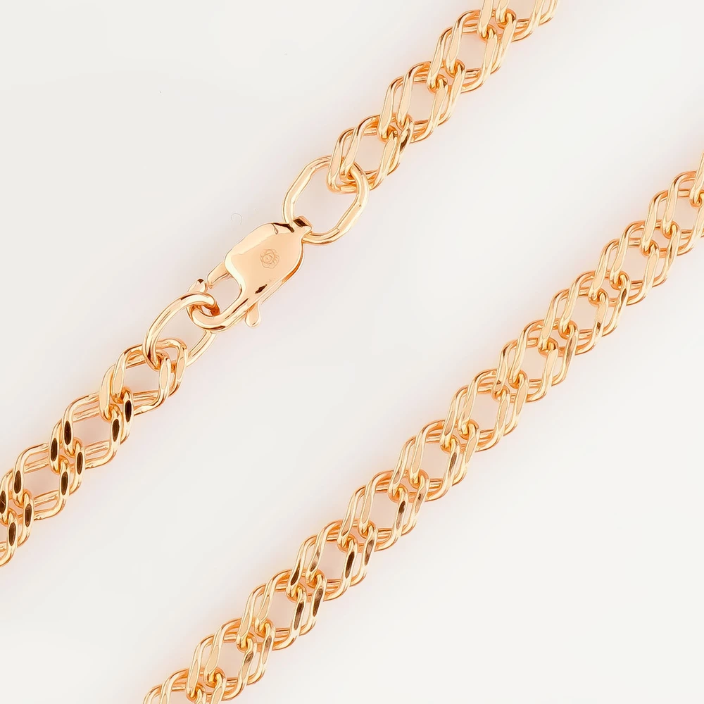 Цепь из красного золота 585 пробы