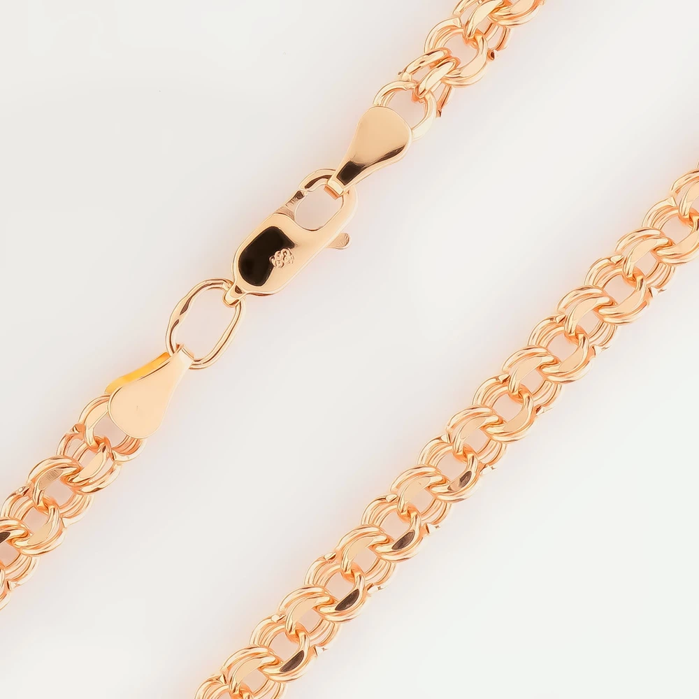 Цепь из красного золота 585 пробы