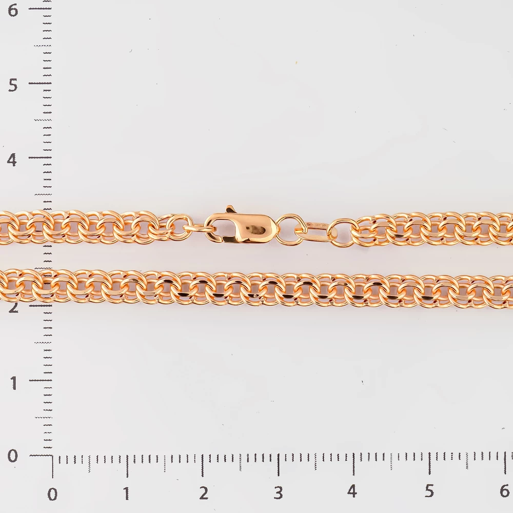 Цепь из красного золота 585 пробы