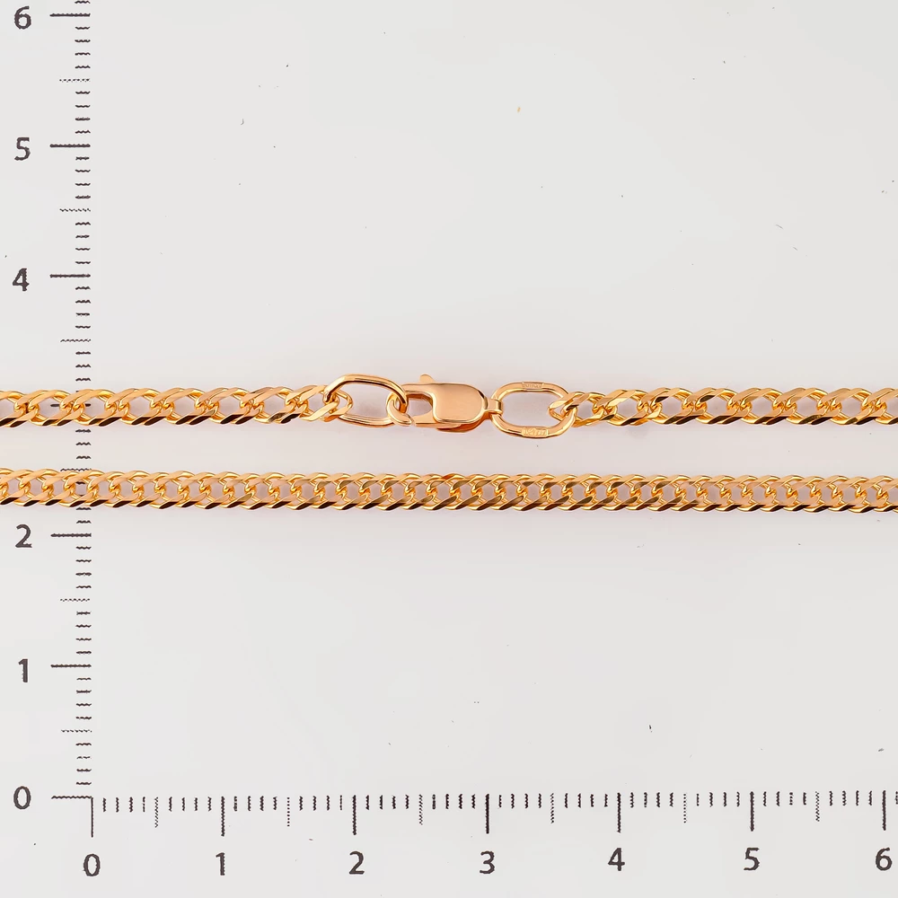 Цепь из красного золота 585 пробы