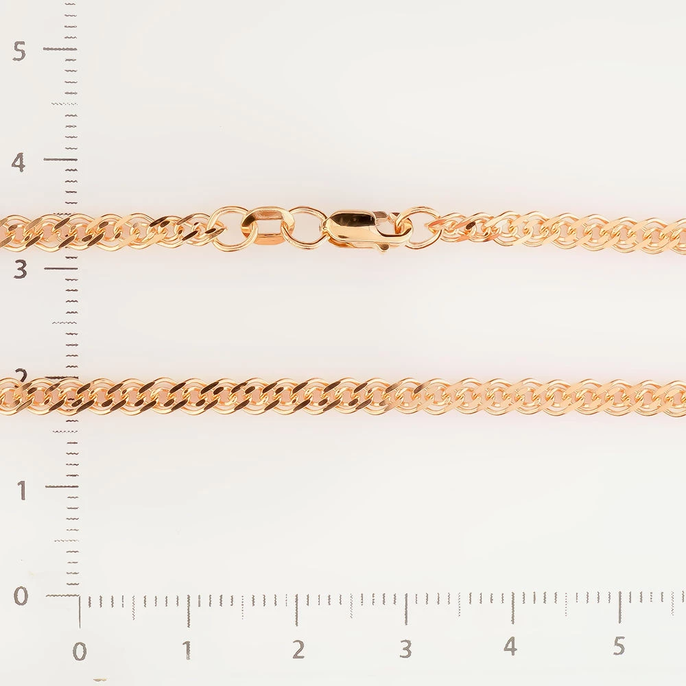 Цепь из красного золота 585 пробы