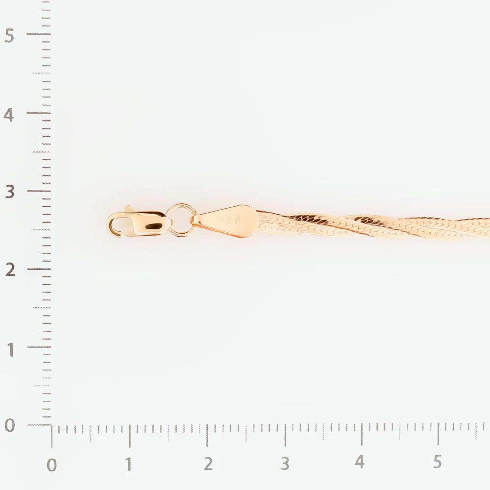 Цепь из красного золота 585 пробы