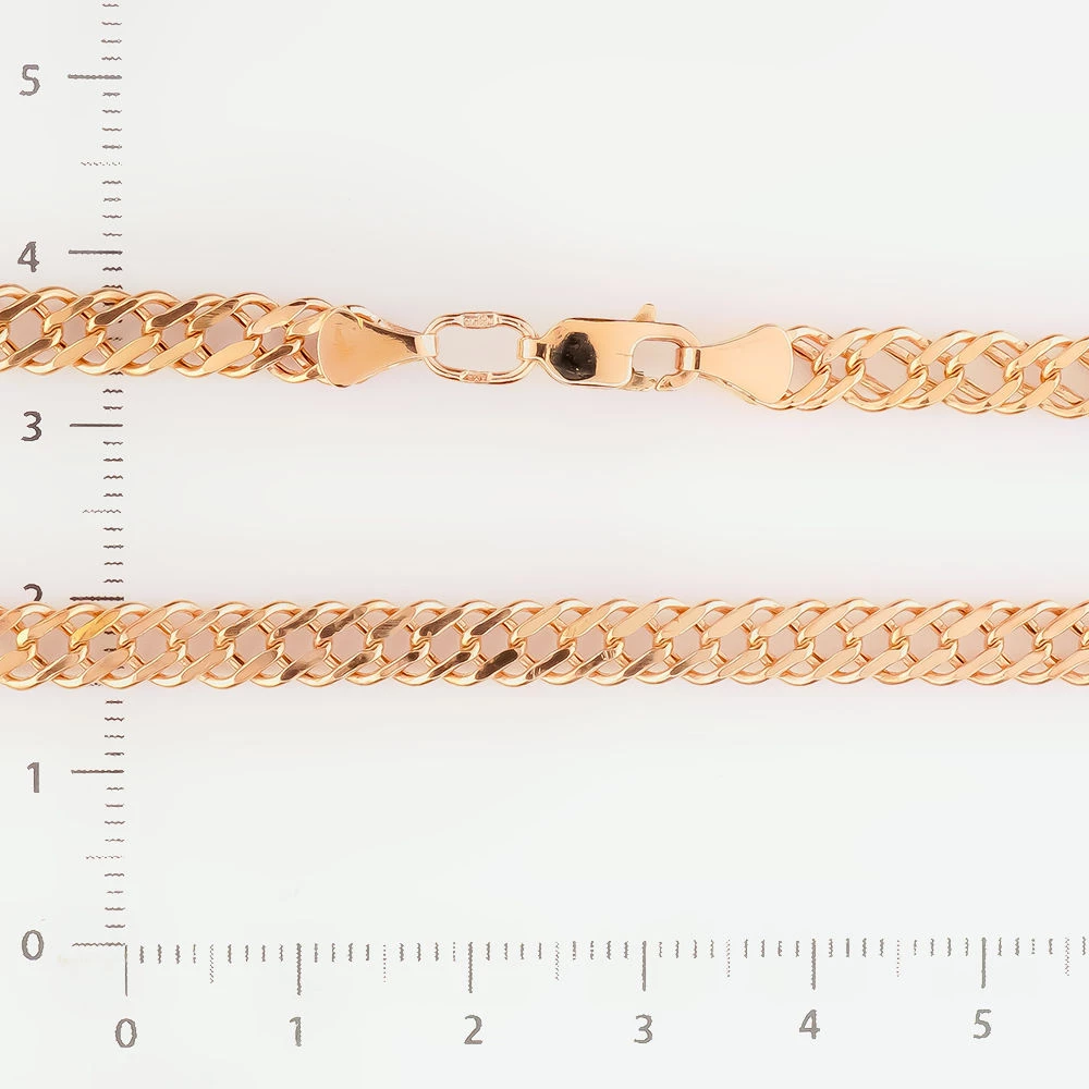 Цепь из красного золота 585 пробы