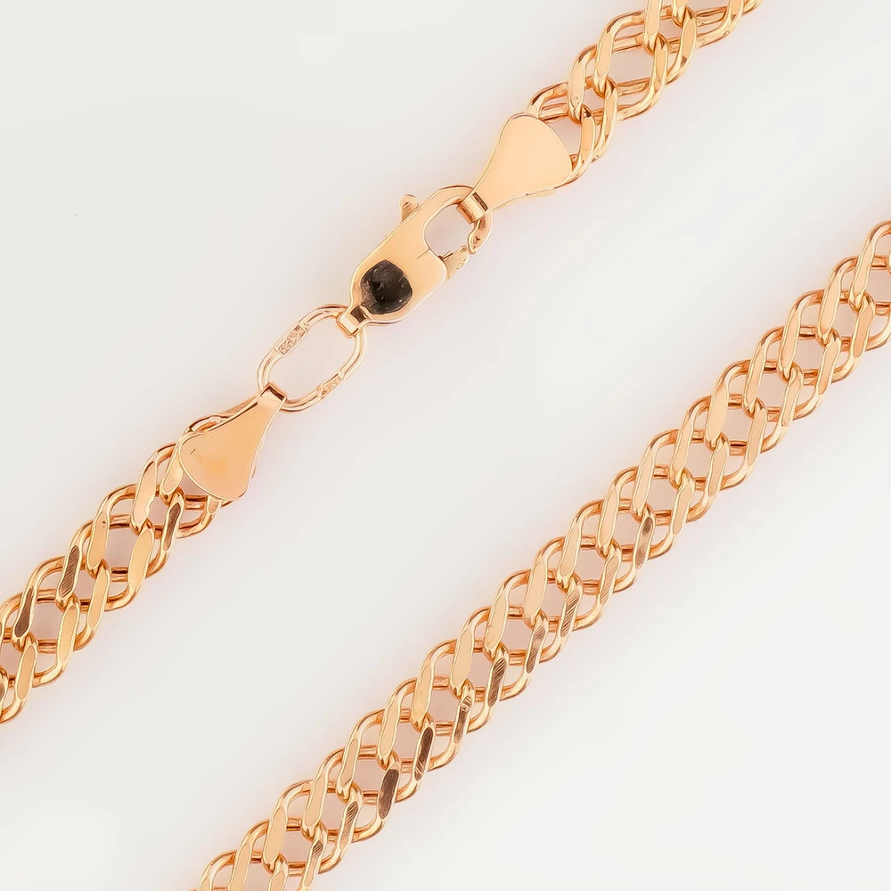 Цепь из красного золота 585 пробы