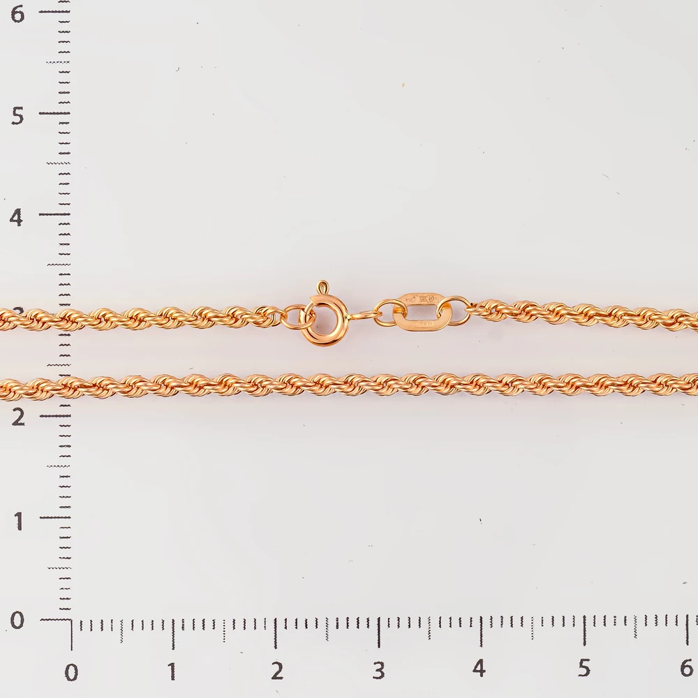 Цепь из красного золота 585 пробы