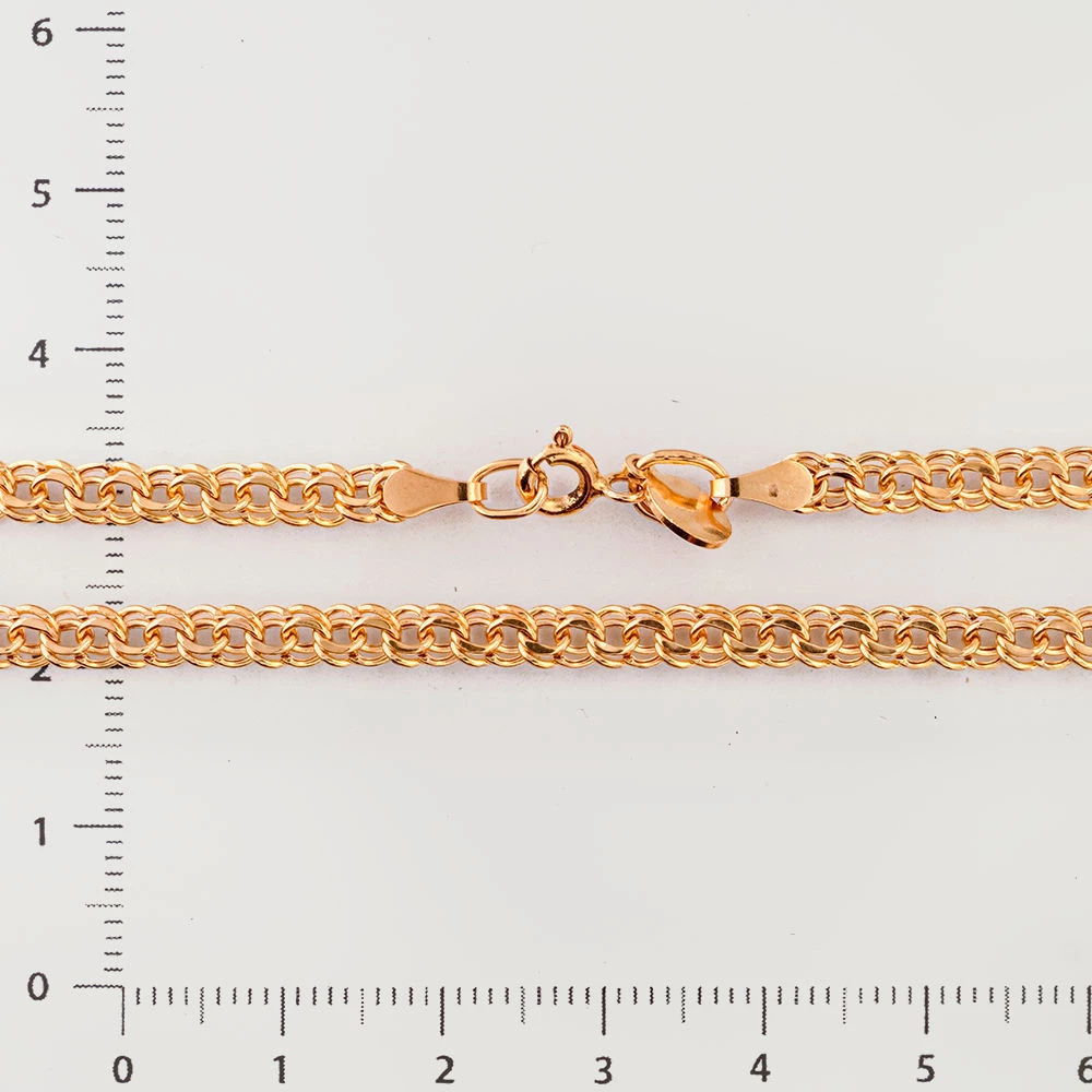 Цепь из красного золота 585 пробы