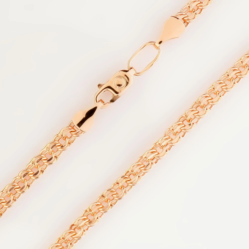 Цепь из красного золота 585 пробы