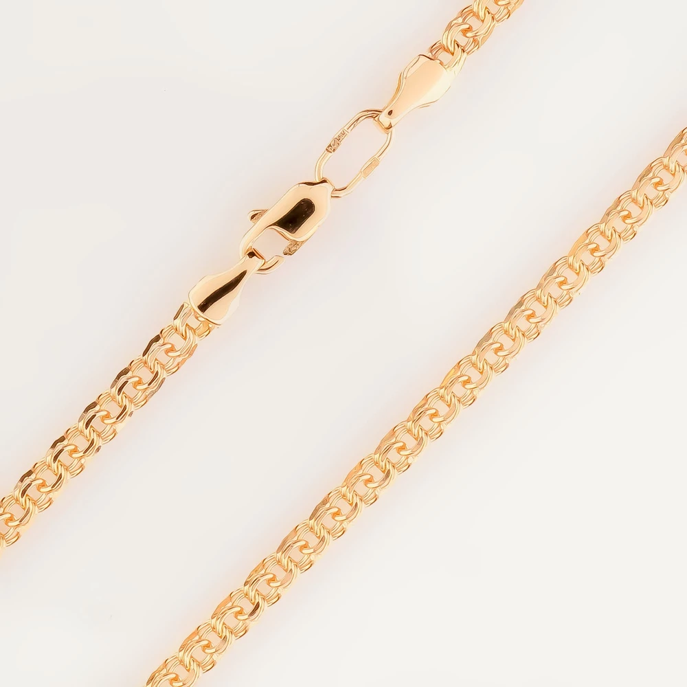 Цепь из красного золота 585 пробы