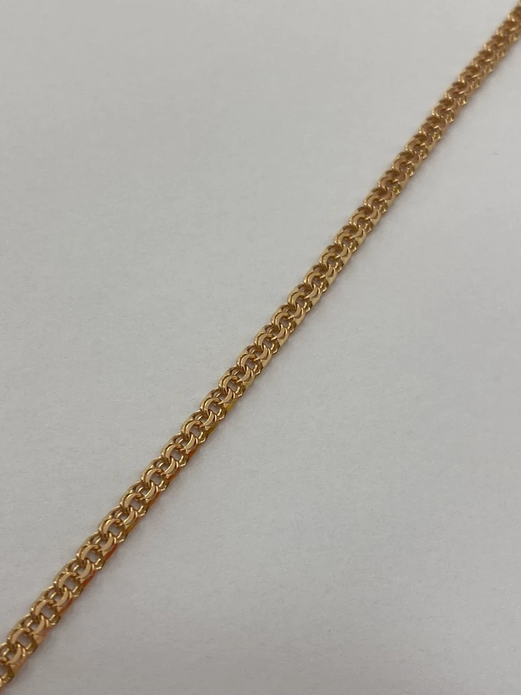 Цепь из красного золота 585 пробы