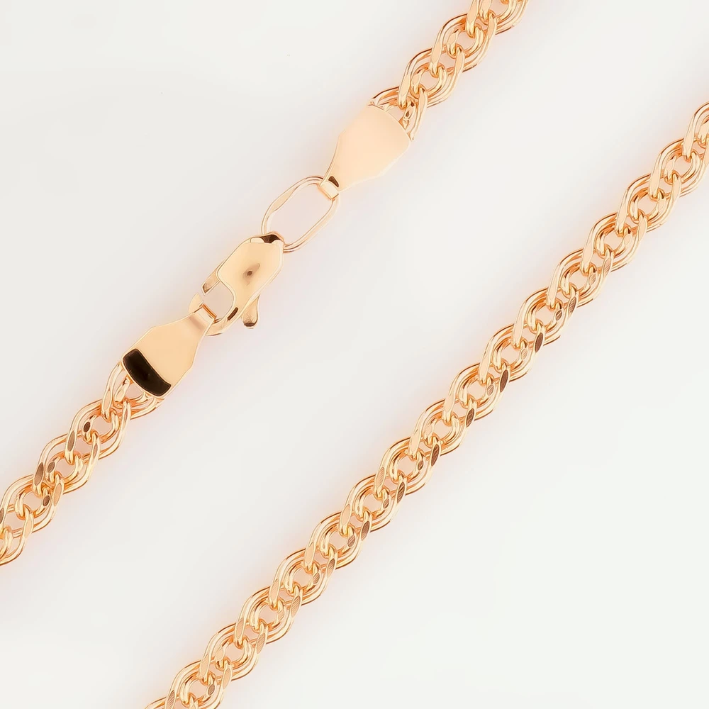 Цепь из красного золота 585 пробы