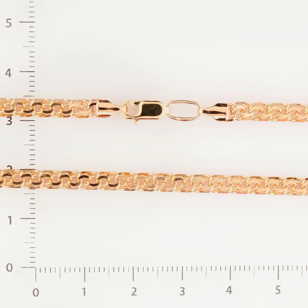 Цепь из красного золота 585 пробы